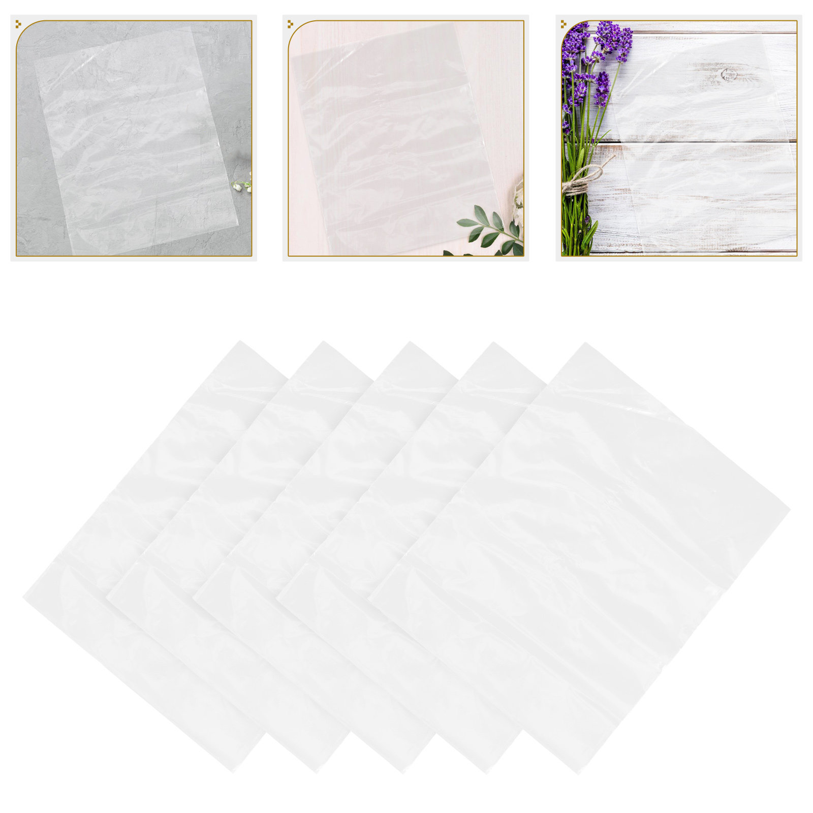 Nutrition & Fitness Class - 50 stuks bloementassen Plastic verse bloemenvoedingszak