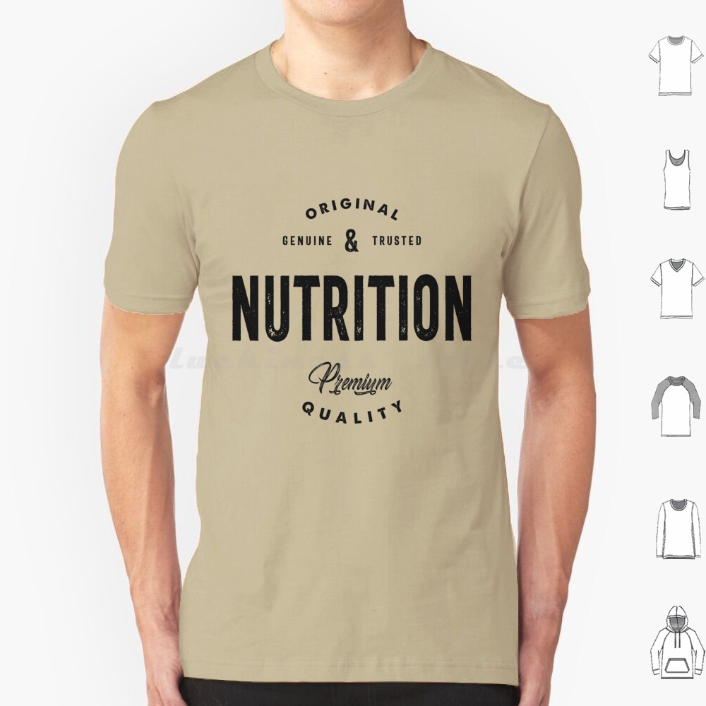Nutrition & Fitness Class - Voeding Origineel T-shirt Katoen Mannen Vrouwen