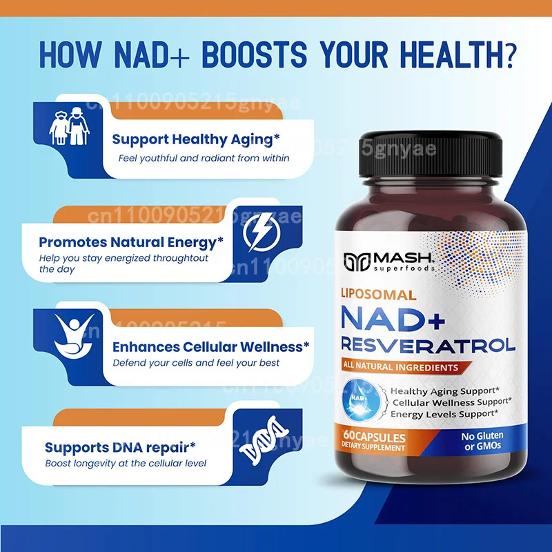 900 mg NAD+-supplement: Nicoti - Resveratrol Capsule Anti Aging recensie en prijs