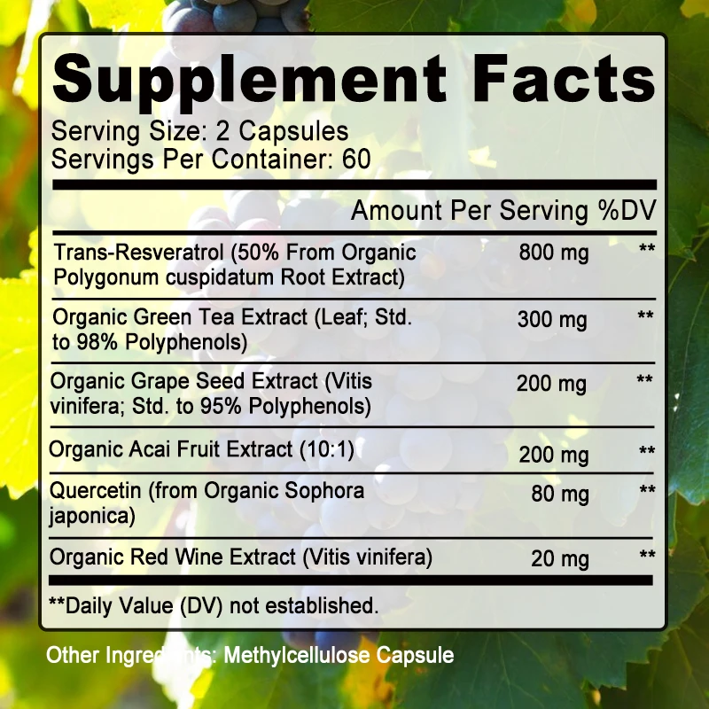 Resveratrol-capsules - Onderst - Resveratrol Capsule Anti Aging recensie en prijs