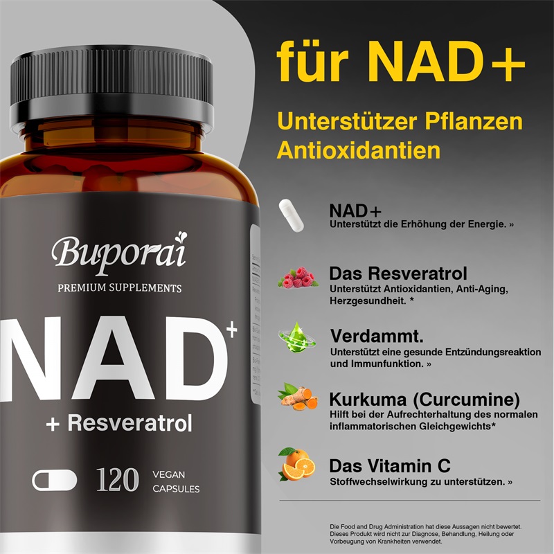 NAD+ supplementen - Anti-aging - Resveratrol Capsule Anti Aging recensie en prijs