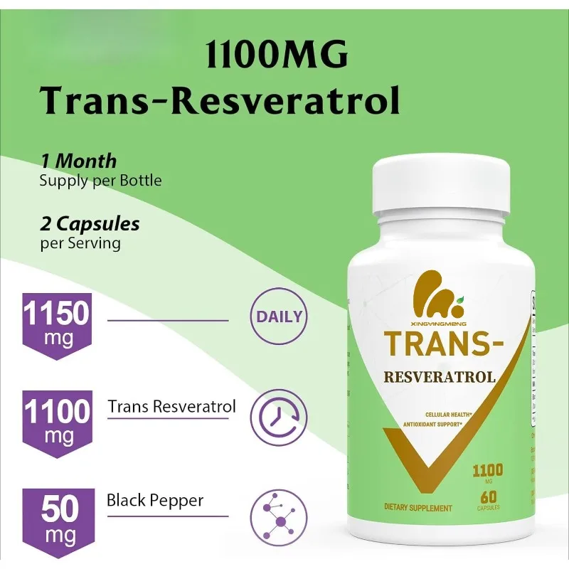 99% Resveratrol 1100 mg antiox - Resveratrol Capsule Anti Aging recensie en prijs