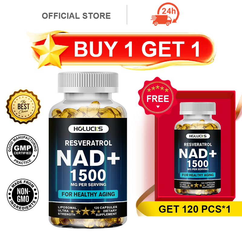 HOLUCKS NAD+ Capsules, met NAD - Resveratrol Capsule Anti Aging recensie en prijs