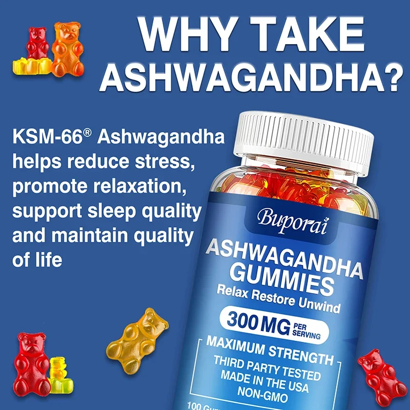 Ashwagandha Gummies - Stressve - Ashwagandha Extract Root recensie en prijs