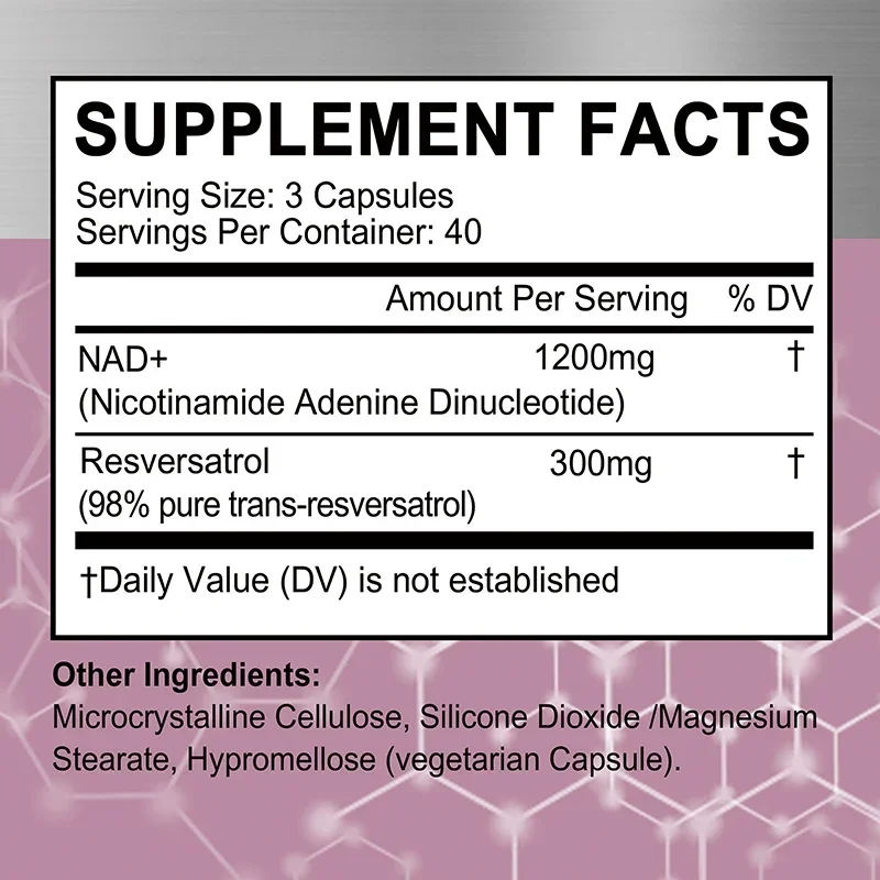 NAD+ Resveratrol-supplementen  - Resveratrol Capsule Anti Aging recensie en prijs
