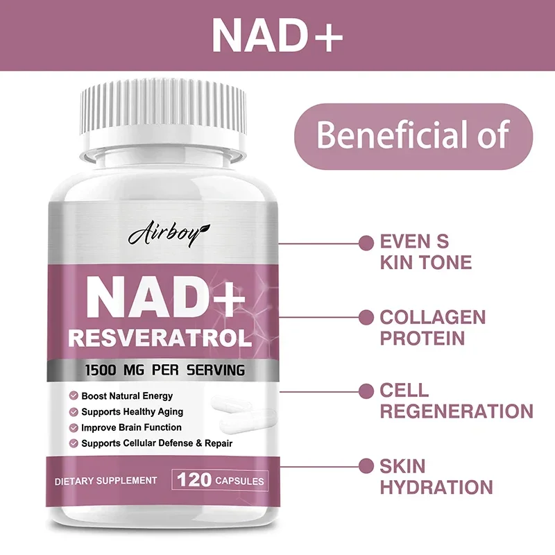 NAD+ Resveratrol-supplementen  - Resveratrol Capsule Anti Aging recensie en prijs